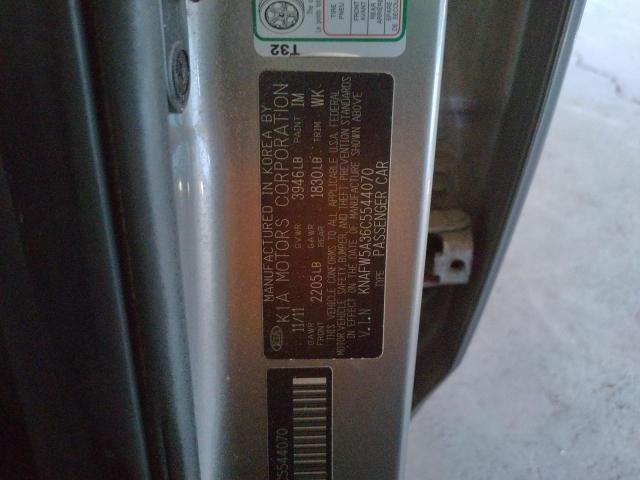 Photo 10 from auction – 2012 KIA FORTE SX with VIN KNAFW5A36C5544070