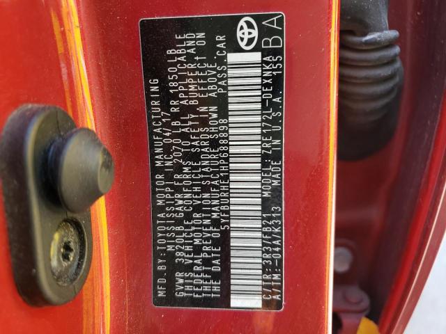 Photo 10 from auction – 2017 TOYOTA COROLLA L with VIN 5YFBURHE1HP688898