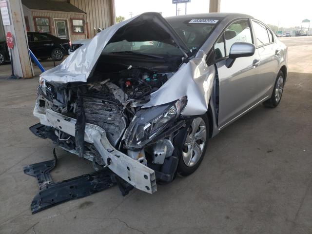 Photo 2 from auction – 2014 HONDA CIVIC LX with VIN 19XFB2F54EE008670