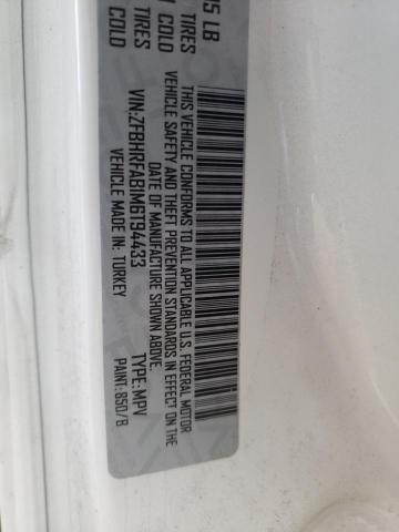 Photo 10 from auction – 2021 RAM PROMASTER with VIN ZFBHRFAB1M6T94433