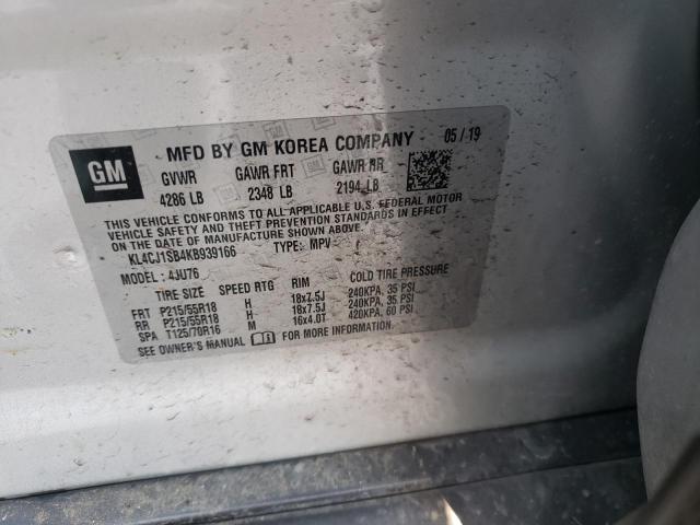 Photo 10 from auction – 2019 BUICK ENCORE SPO with VIN KL4CJ1SB4KB939166