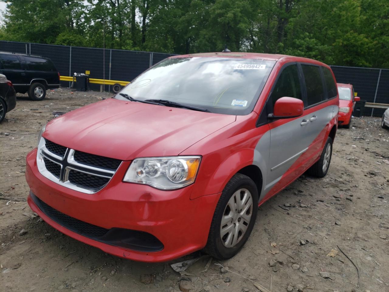 Photo 2 from auction – 2016 DODGE GRAND CARA with VIN 2C4RDGBG0GR342823