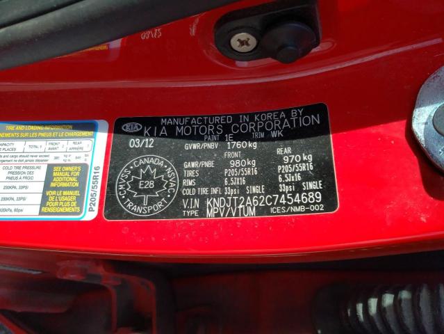 صورة رقم 10 من المزاد - 2012 KIA SOUL + مع VIN KNDJT2A62C7454689