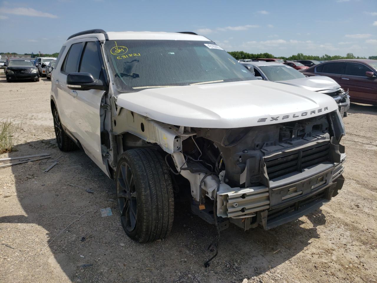FORD EXPLORER X 2017 with VIN 1FM5K7D8XHGC31821 - Photo from auction