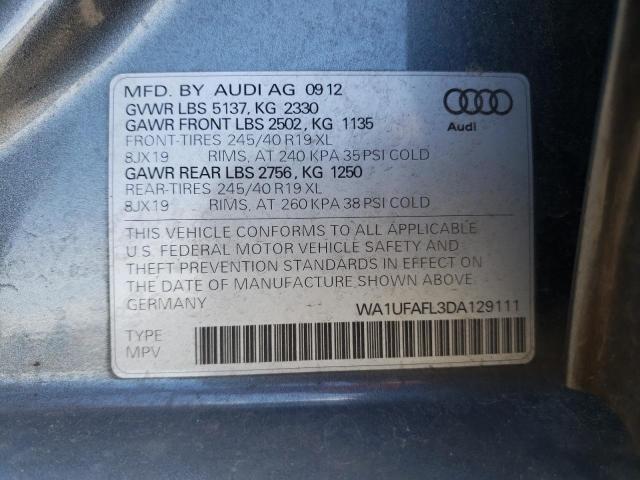 Photo 10 from auction – 2013 AUDI A4 ALLROAD with VIN WA1UFAFL3DA129111