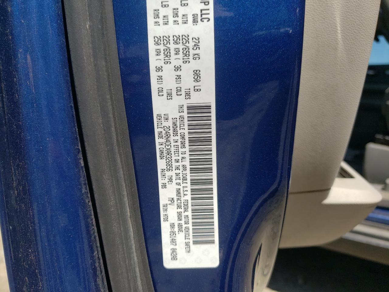 Photo 10 from auction – 2010 DODGE GRAND CARA with VIN 2D4RN4DEXAR326856