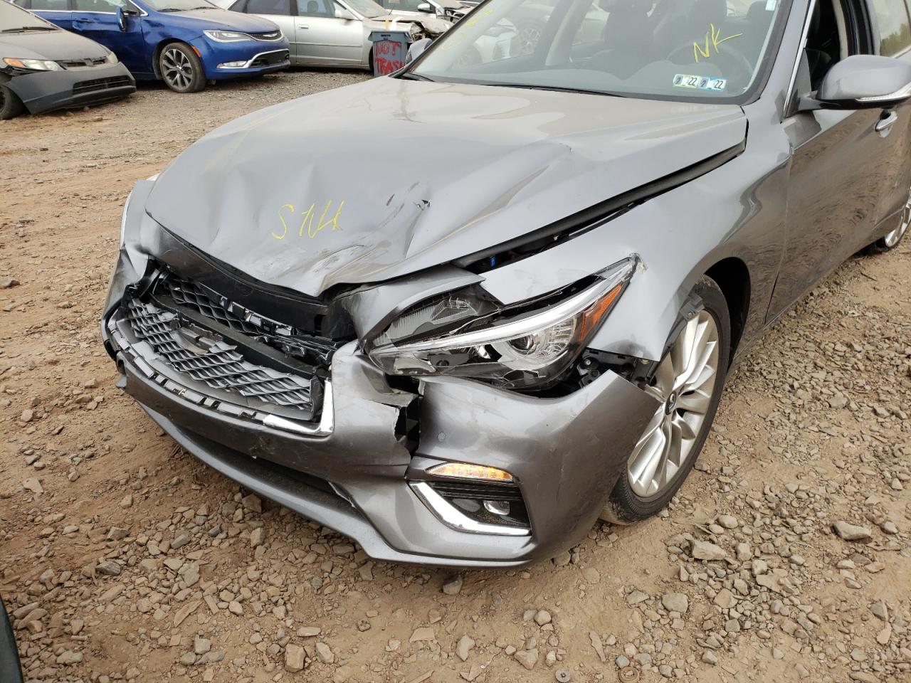 Photo 9 from auction – 2021 INFINITI Q50 LUXE with VIN JN1EV7BR5MM753181