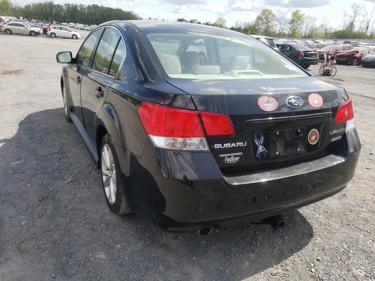 Foto 3 de la subasta – 2013 SUBARU LEGACY 2.5 con VIN 4S3BMBB65D3035213