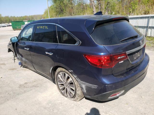 Photo 3 from auction – 2014 ACURA MDX TECHNO with VIN 5FRYD4H41EB017810