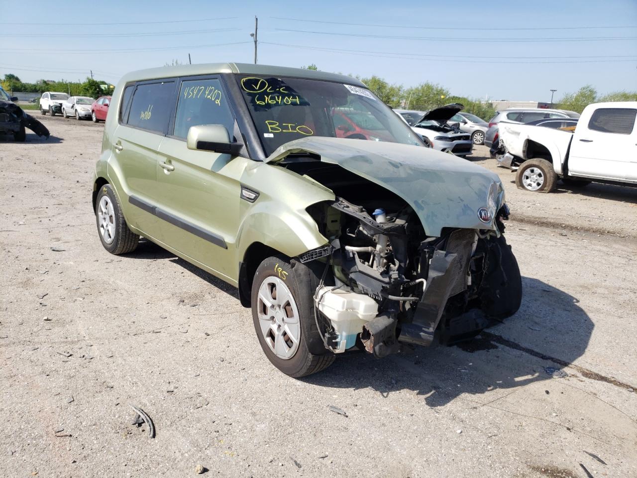 KIA SOUL 2013 with VIN KNDJT2A53D7616404 - Photo from auction