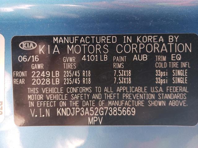 Снимка 10 от търг – 2016 KIA SOUL + с VIN KNDJP3A52G7385669