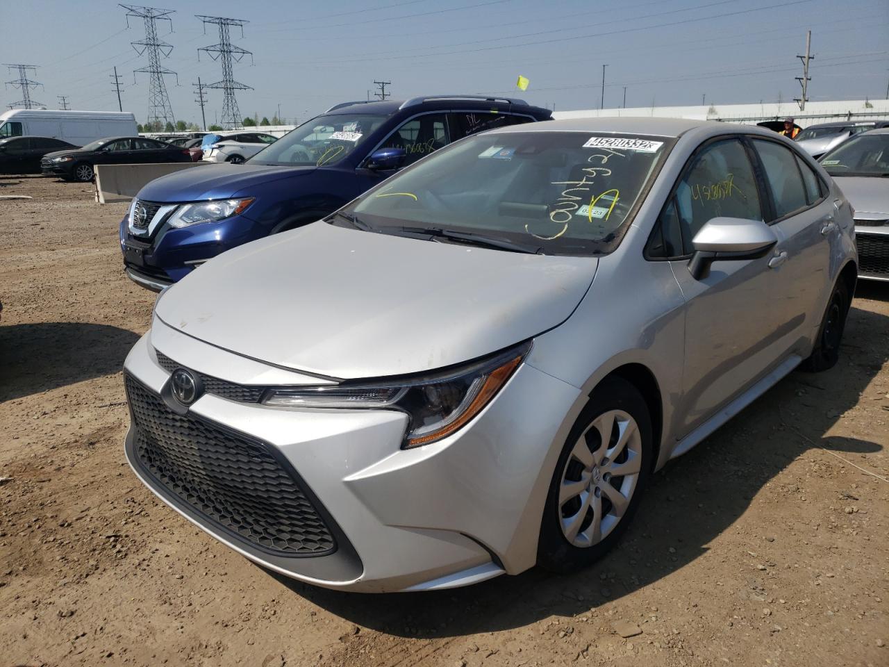 Photo 2 from auction – 2021 TOYOTA COROLLA LE with VIN 5YFEPMAE5MP233449