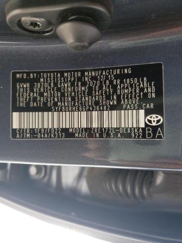Photo 10 from auction – 2016 TOYOTA COROLLA L with VIN 5YFBURHE6GP436482