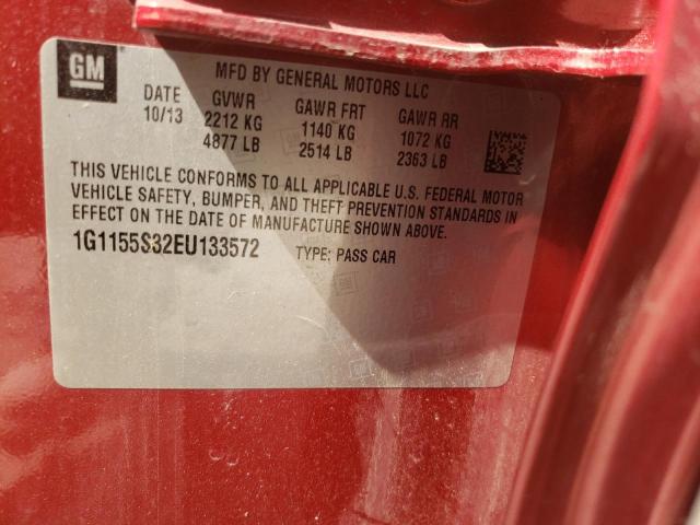 Photo 10 from auction – 2014 CHEVROLET IMPALA LTZ with VIN 1G1155S32EU133572