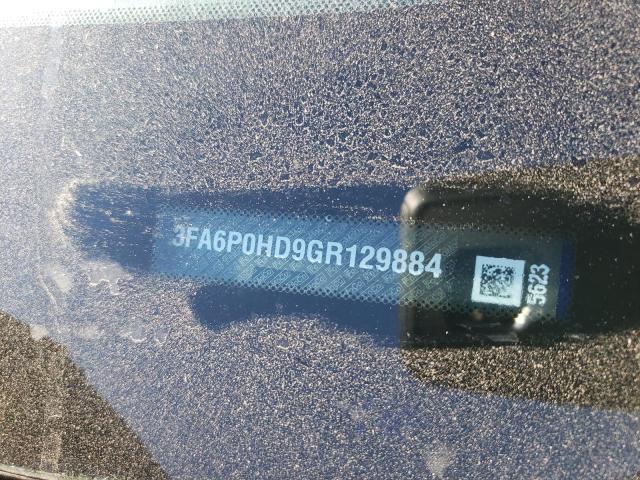 Photo 10 from auction – 2016 FORD FUSION SE with VIN 3FA6P0HD9GR129884
