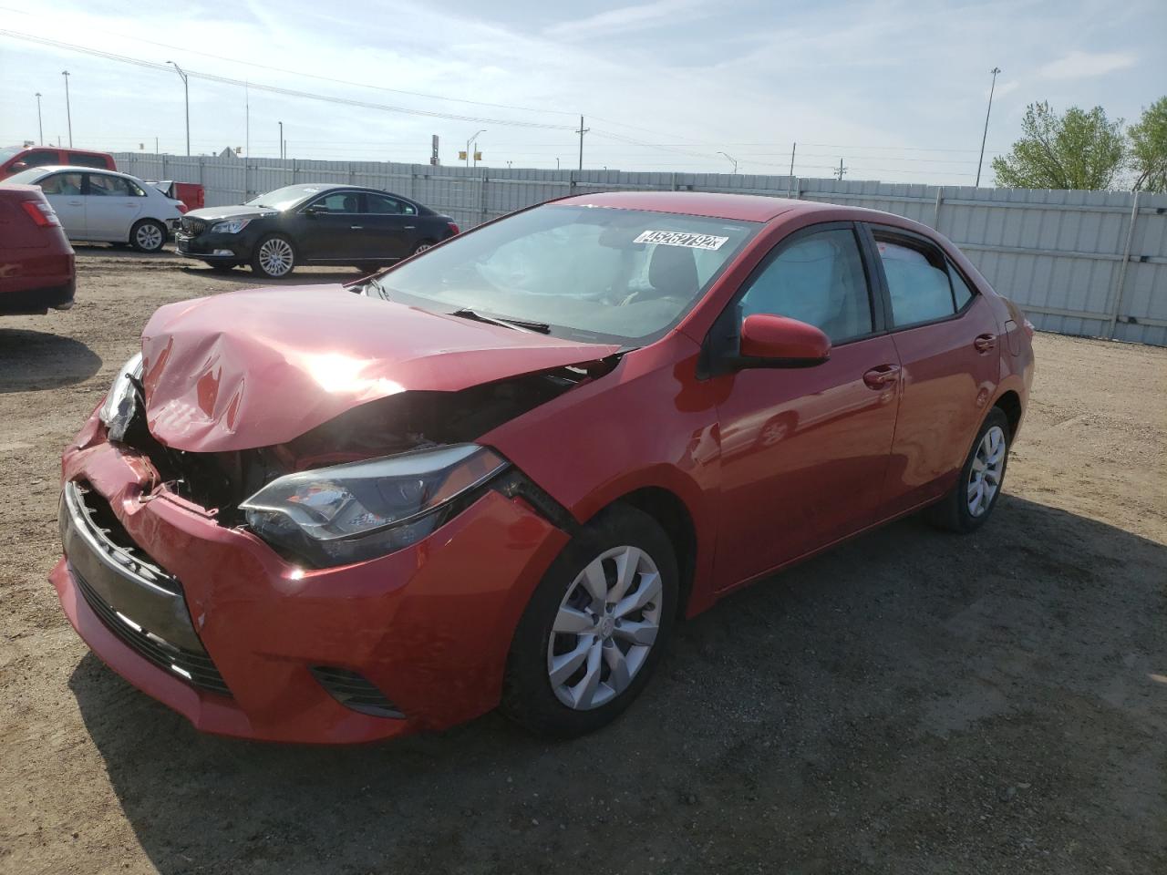 Photo 2 from auction – 2016 TOYOTA COROLLA L with VIN 5YFBURHE5GP499198