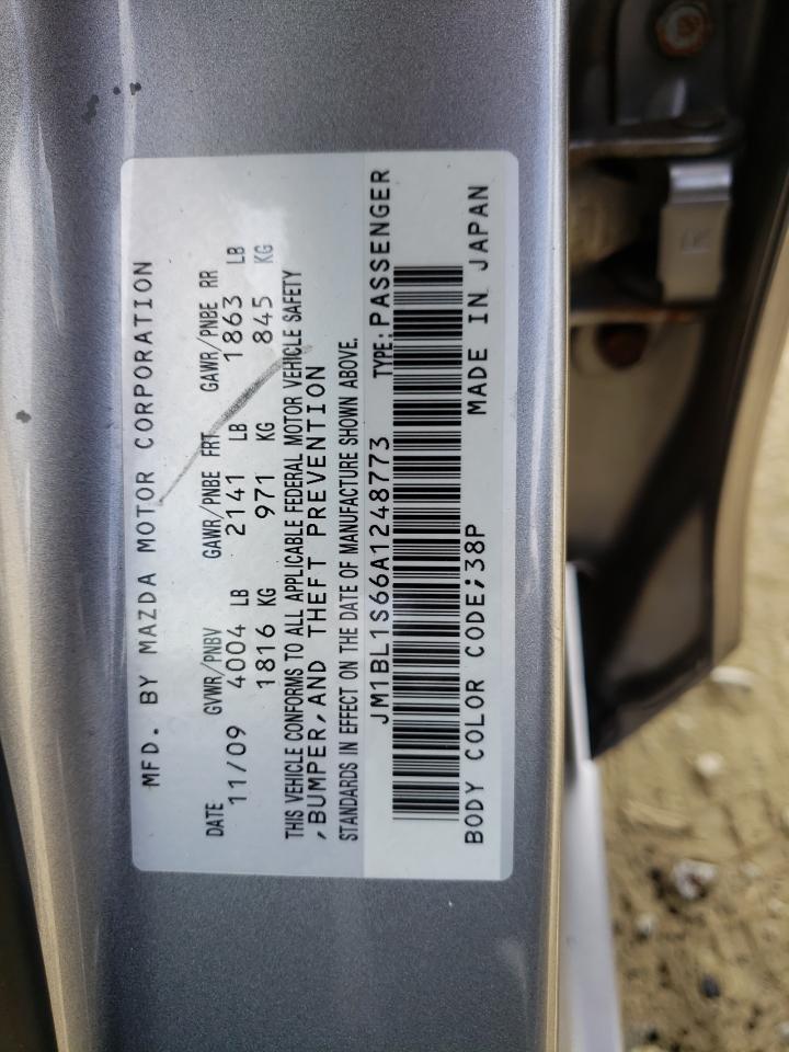 Photo 10 from auction – 2010 MAZDA 3 S with VIN JM1BL1S66A1248773
