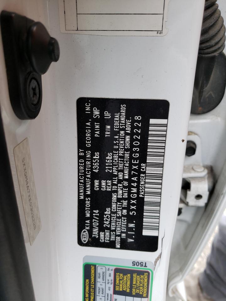 Photo 10 from auction – 2014 KIA OPTIMA LX with VIN 5XXGM4A7XEG302228