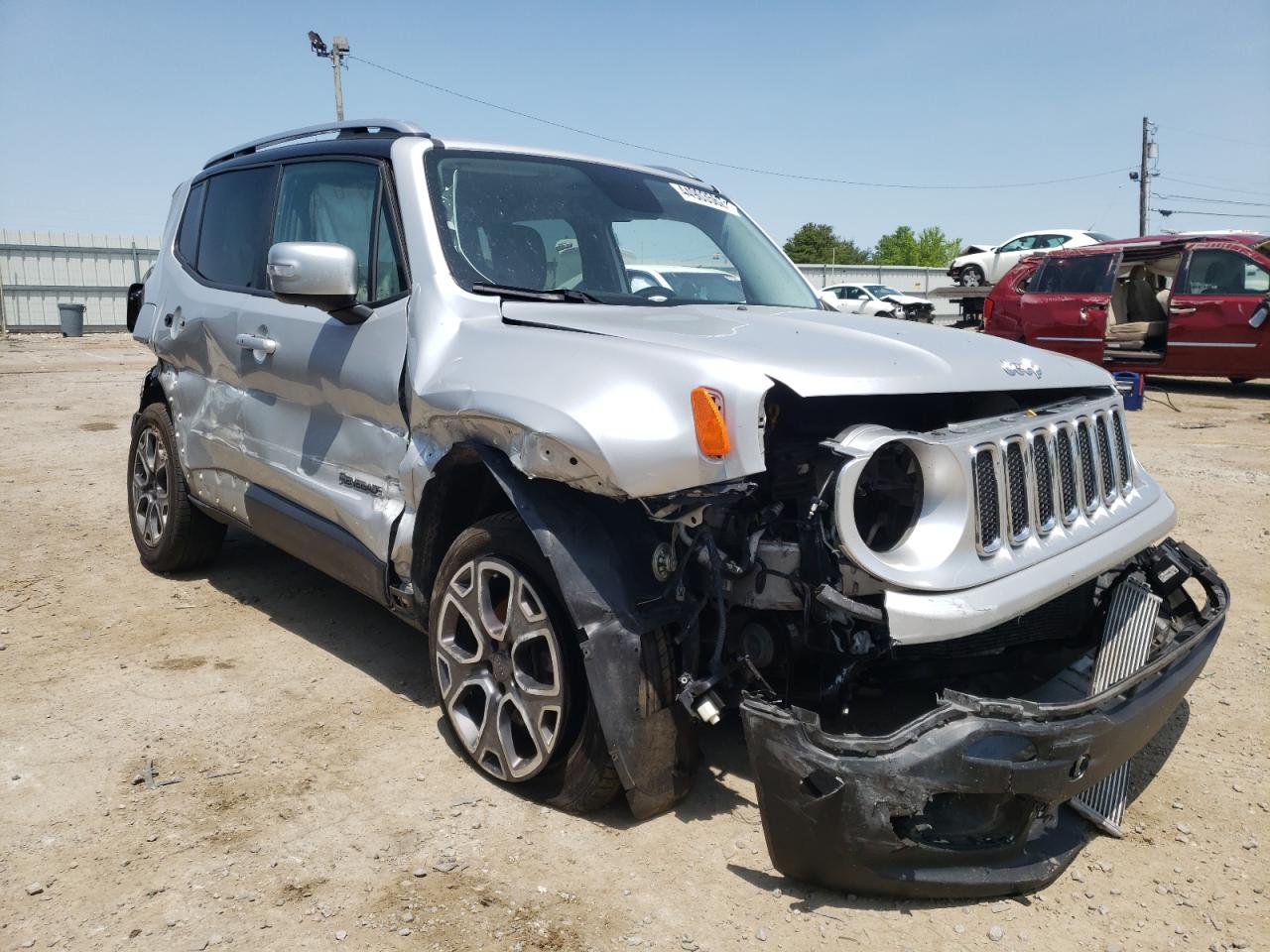 JEEP RENEGADE L 2015 with VIN ZACCJBDT1FPB42774 - Photo from auction