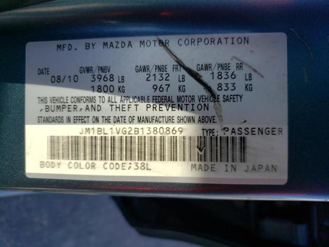 Photo 10 from auction – 2011 MAZDA 3 I with VIN JM1BL1VG2B1380869
