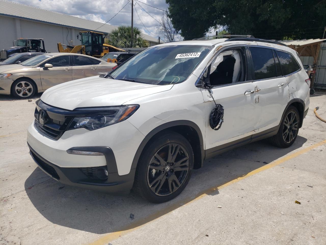 Photo 2 from auction – 2021 HONDA PILOT SE with VIN 5FNYF5H29MB020467