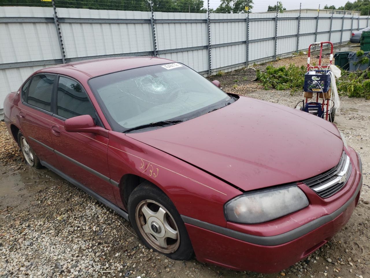 CHEVROLET IMPALA 2005 with VIN 2G1WF52E359195841 - Photo from auction