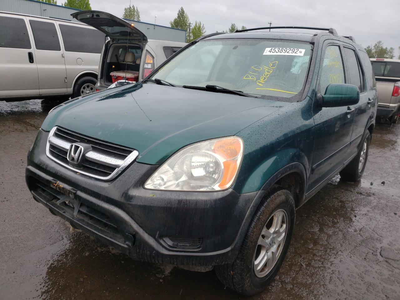 Photo 2 from auction – 2002 HONDA CR-V EX with VIN JHLRD78892C064122