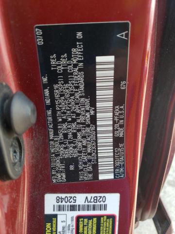 Photo 10 from auction – 2007 TOYOTA SIENNA CE with VIN 5TDZK23C67S050167