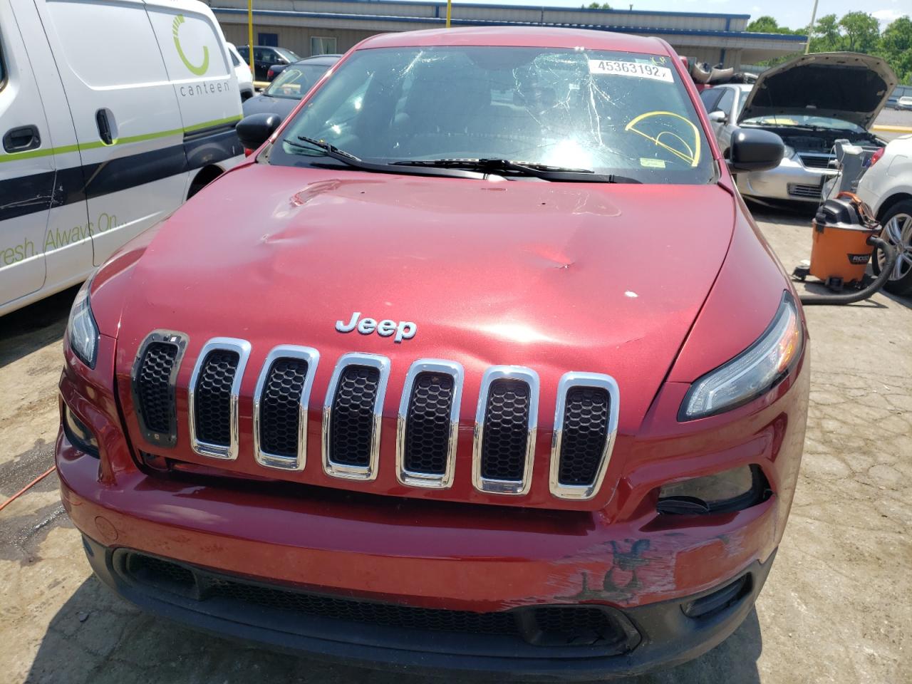 Photo 9 from auction – 2014 JEEP CHEROKEE S with VIN 1C4PJLAB1EW319764