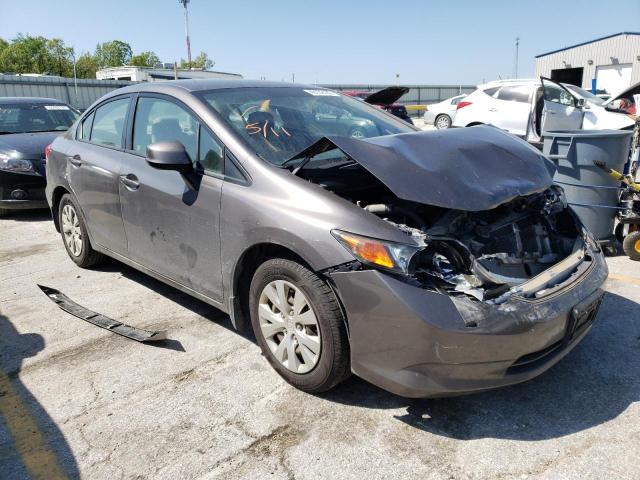 HONDA CIVIC LX 2012 with VIN 19XFB2F50CE041565 - Photo from auction