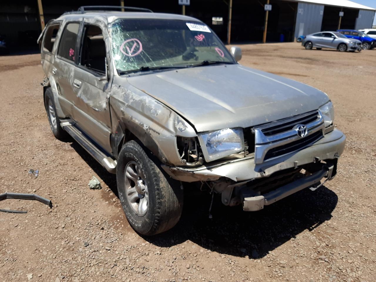 TOYOTA 4RUNNER LI 2001 with VIN JT3GN87R110183000 - Photo from auction