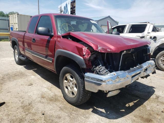 CHEVROLET SILVERADO 2004 with VIN 2GCEK19TX41281320 - Photo from auction