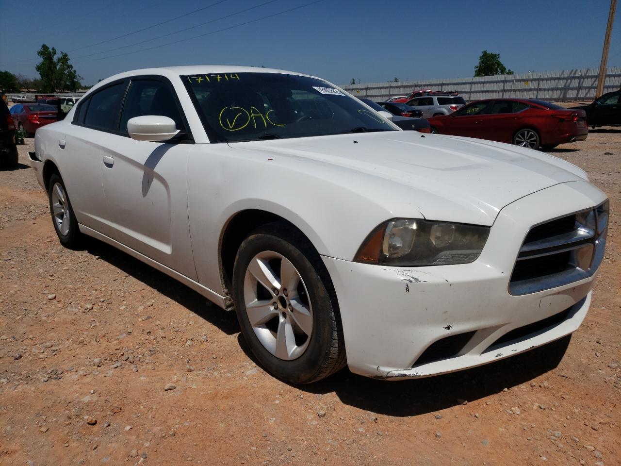 DODGE CHARGER SE 2012 with VIN 2C3CDXBG2CH171714 - Photo from auction