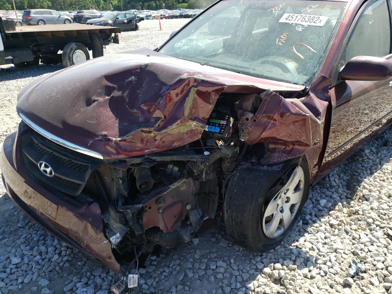 Photo 9 from auction – 2007 HYUNDAI SONATA GLS with VIN 5NPET46C17H285651