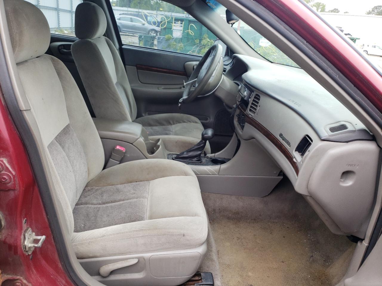 Photo 5 from auction – 2005 CHEVROLET IMPALA with VIN 2G1WF52E359195841
