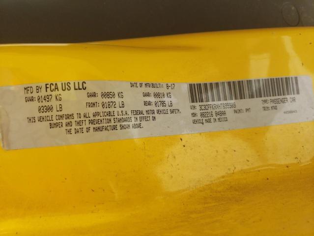 Photo 10 from auction – 2017 FIAT 500 POP with VIN 3C3CFFKRXHT699909