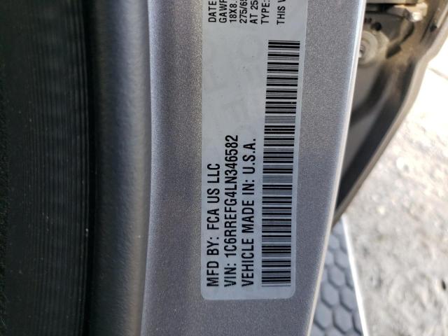 Photo 10 from auction – 2020 RAM 1500 BIG H with VIN 1C6RREFG4LN346582