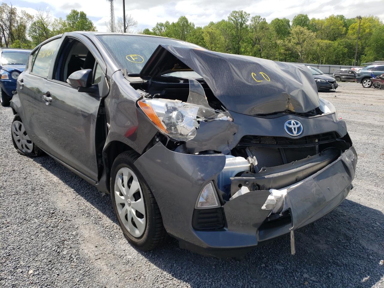 TOYOTA PRIUS C 2014 with VIN JTDKDTB32E1568760 - Photo from auction