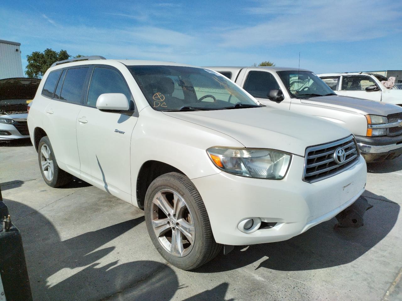 TOYOTA HIGHLANDER 2008 with VIN JTEDS43A182029249 - Photo from auction