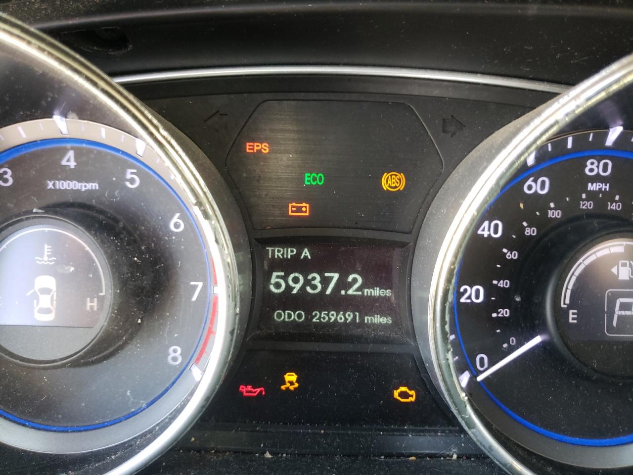 Photo 8 from auction – 2012 HYUNDAI SONATA GLS with VIN 5NPEB4AC0CH341308