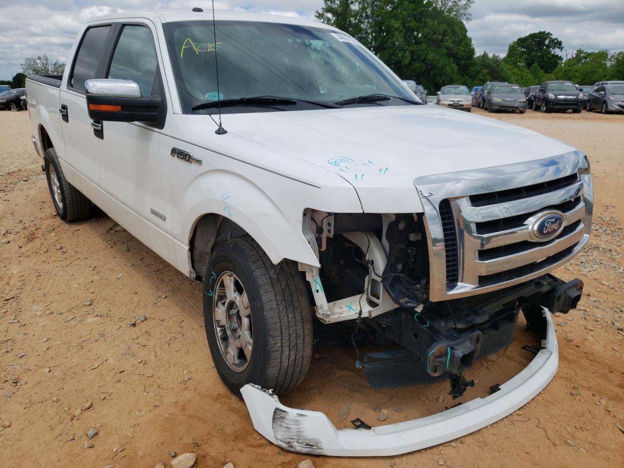 FORD F150 SUPER 2011 with VIN 1FTFW1CT7BFC45320 - Photo from auction