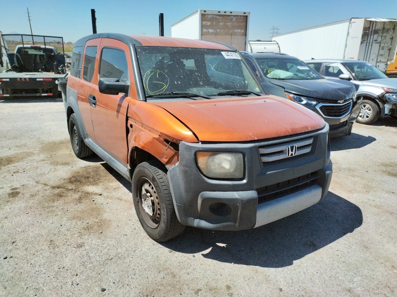 HONDA ELEMENT LX 2007 with VIN 5J6YH183X7L011963 - Photo from auction