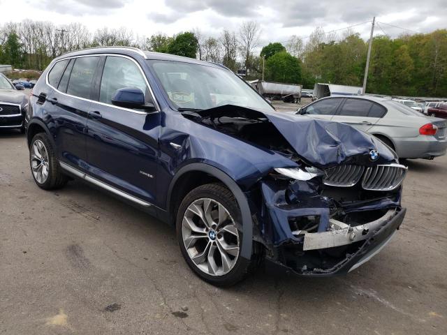 BMW X3 XDRIVE2 2016 with VIN 5UXWX9C57G0D87417 - Photo from auction