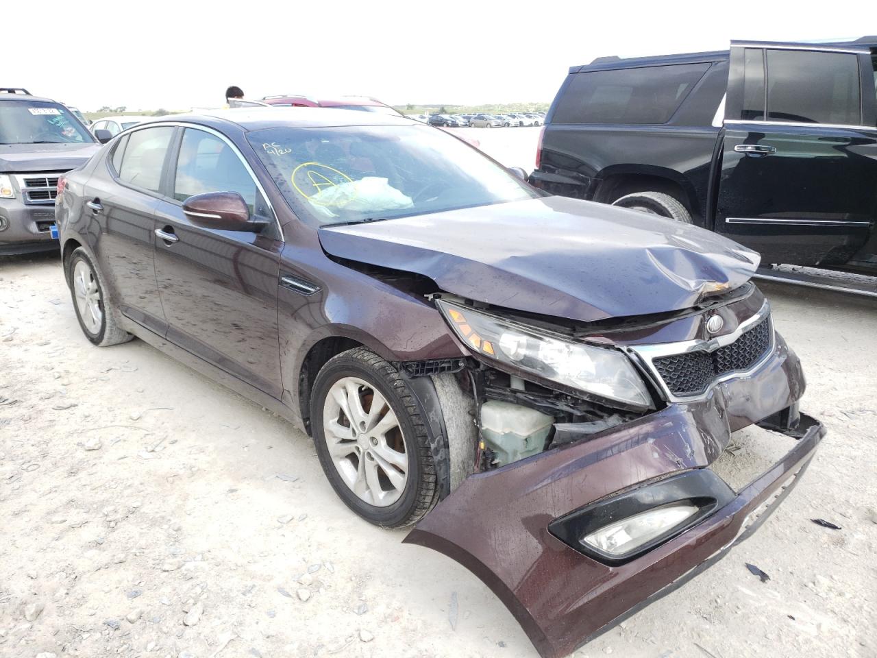 KIA OPTIMA EX 2013 with VIN 5XXGN4A74DG245083 - Photo from auction