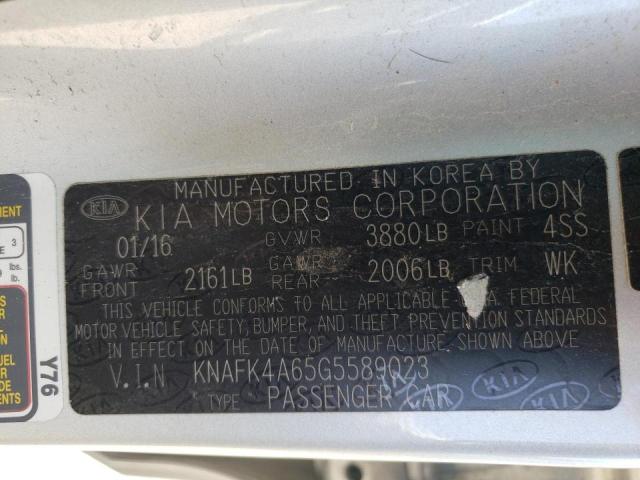 Photo 10 from auction – 2016 KIA FORTE LX with VIN KNAFK4A65G5589023