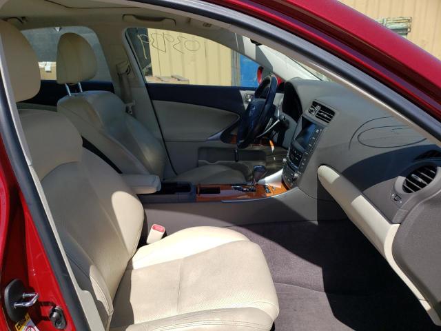 Photo 9 from auction – 2009 LEXUS IS 250 with VIN JTHBK262392093748