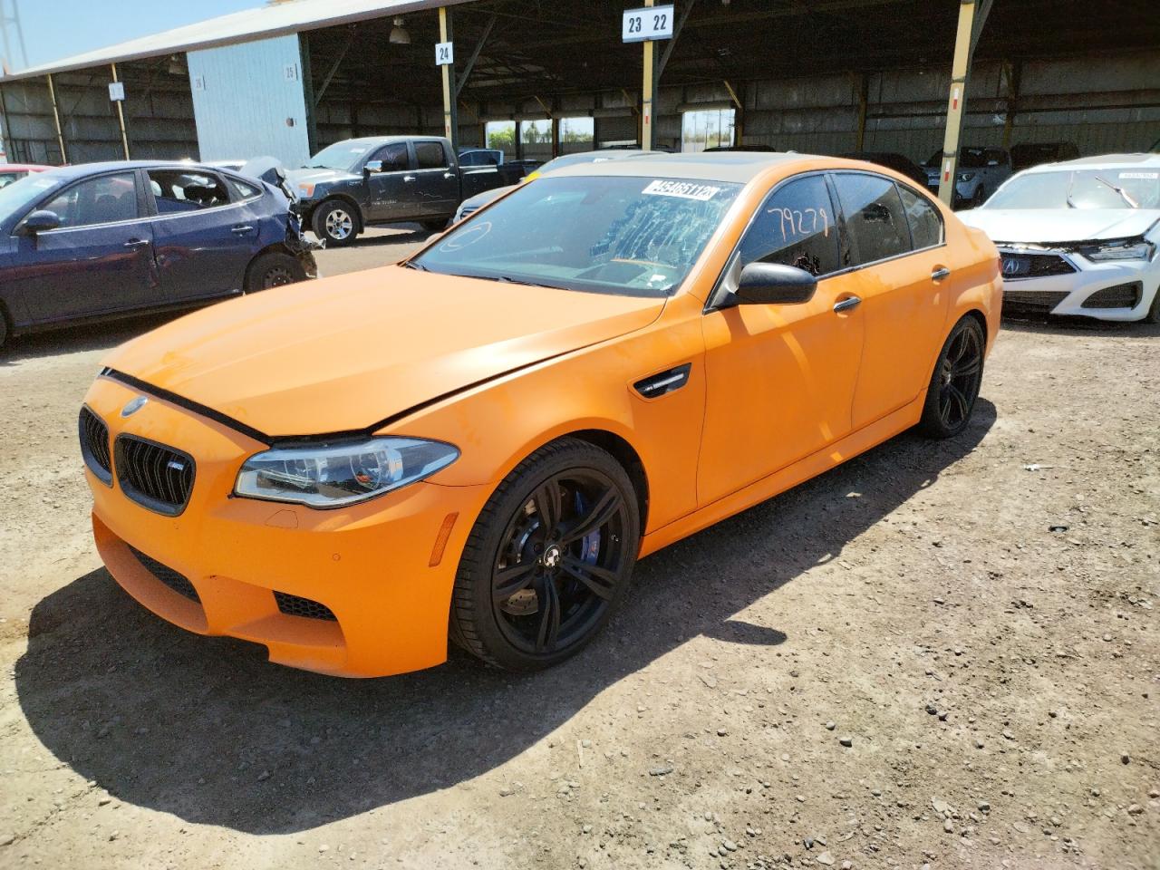 Photo 2 from auction – 2016 BMW M5 with VIN WBSFV9C50GD595483
