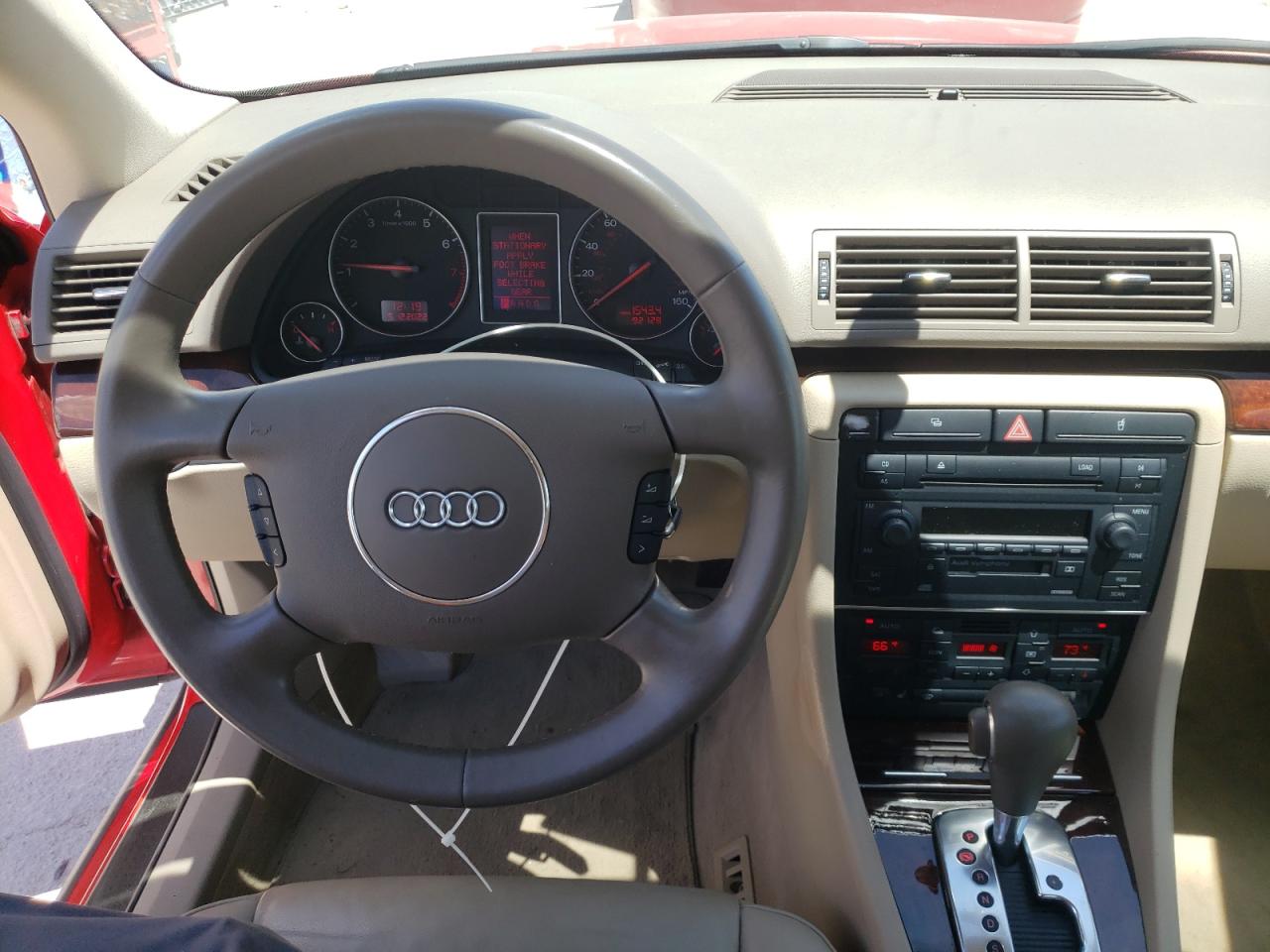 صورة رقم 9 من المزاد - 2005 AUDI A4 3.0 QUA مع VIN WAULT68EX5A110091