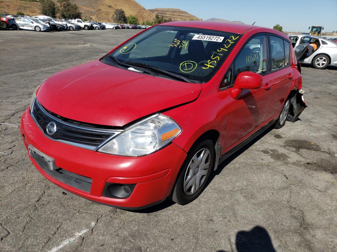 Photo 2 from auction – 2012 NISSAN VERSA S with VIN 3N1BC1CP4CK215119