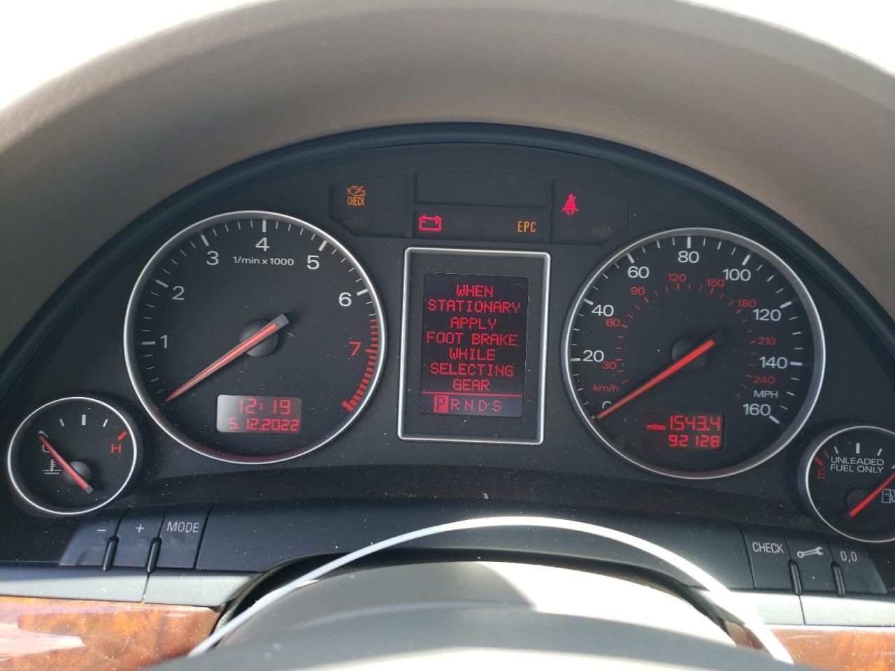 Photo 8 from auction – 2005 AUDI A4 3.0 QUA with VIN WAULT68EX5A110091